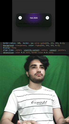HTML CSS Java script making calendar #webdevelopment #softwareengineer #html #javascript