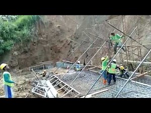 Metode Instal Pembesian Dinding Penahan Tanah Dengan Mudah