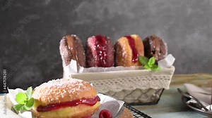 baked, bakery, baking, ball, balls, berlim, berlin, blue, bola, bolas, bolo, breakfast, cake, caloric, ceramic, circle, closeup, colorful, delicious, dessert, donut, donuts, dough, doughnut, eating, e