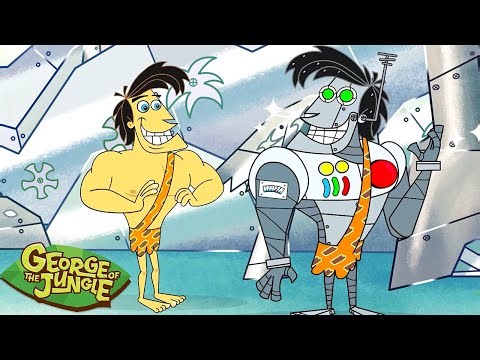 ROBOT George! 🤖 | George of the Jungle | 1 Hour of Full Episodes | Cartoons For Kids