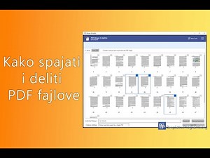 Kako spajati i deliti PDF fajl pomoću PDF Merger & Splitter
