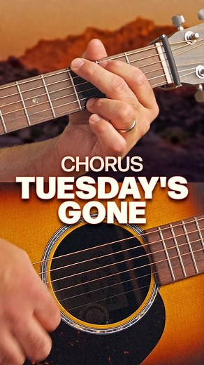 Learn the Chords and Strumming Pattern for Tuesday's Gone | Guitar Lesson