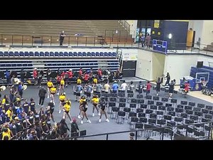 NCAT Blue And Gold Marching Machine Performance Before the 2024 Band Blowout