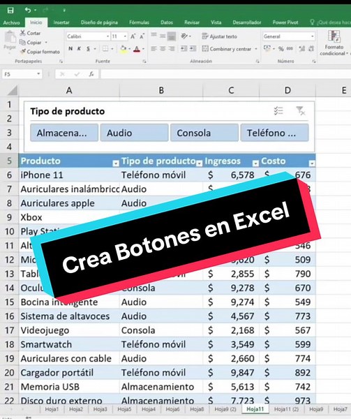 Crea Botones Interactivos en Excel para Simplificar Tareas