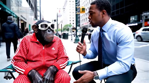 Chimp has real beliefs that combat all norms #chimp #funny #fyp #ai