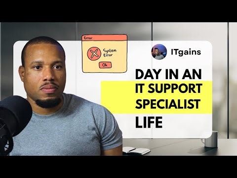 A Day In My Life As An IT Support Specialist | Working Remote