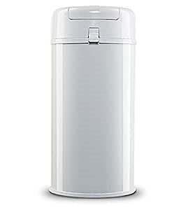 Steel Diaper Pail, White
