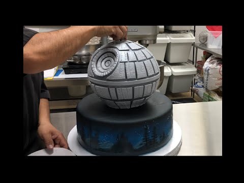 How to Make a Star Wars Death Star Cake. Pastel de Guerra de las Galaxias