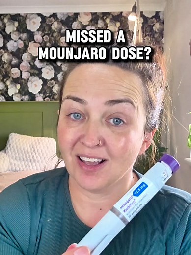 Do you know what to do if you missed a mounjaro dose? I have this week, so let's talk guidlines. #trulykelly #mounjaro #misseddose #glp1community #glp1