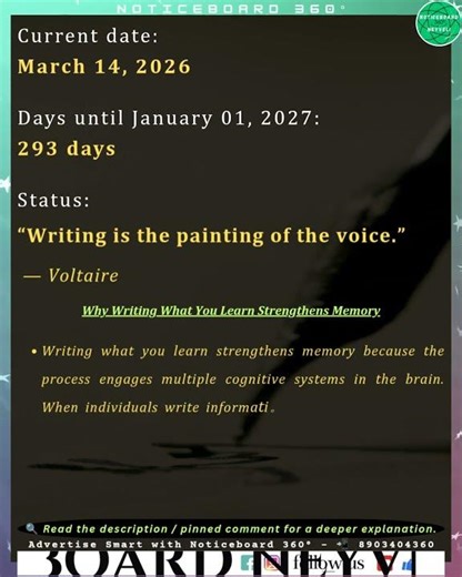 Science behind everyday life how writing what you learn strengthens memory retention