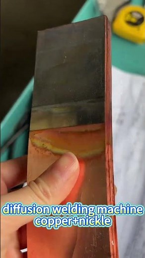 How to Weld Copper Foil Pieces? Diffusion Bonding Explained! ⚡ #Shorts #CopperWelding