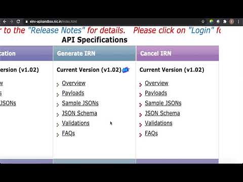 E-Invoice API Sandbox Portal Introduction to Portal, API Documentation, Registration for API Testing
