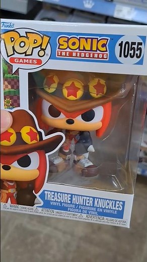 Sonic the Hedgehog Treasure Hunter Knuckles Funko POP Figure at Walmart