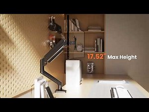 ErGear EGSS15B Single Monitor Arm | Streamline Workspace, Boost Work Efficiency