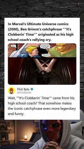 Marvel Ultimate Universe 2000 The Things Its Clobberin Time Origin Fact