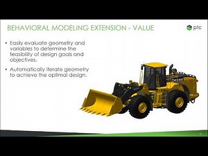 PTC Creo: Behavioral Modeling Extension (BMX)