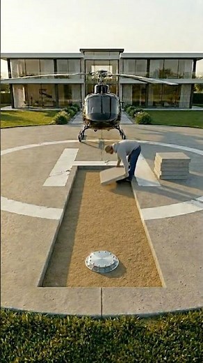 I Built a Hidden Room Under My Backyard Helipad