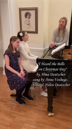 From my song “I heard the Bells on Christmas Day”, sung by Anna Voshege, with me and my sister Helen. #Christmas #2021 #duet