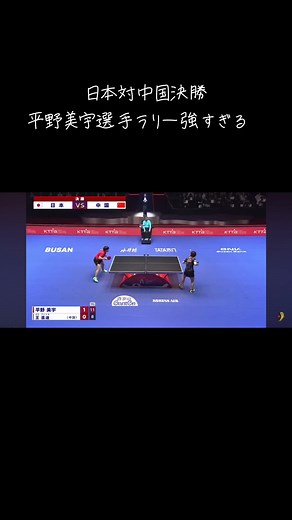 世界卓球2024: 日本対中国決勝のハイライト