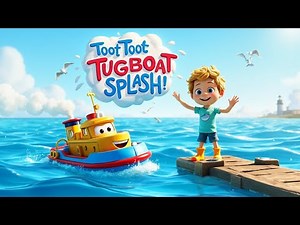 Toot Toot Tugboat Splash 🚢 | Kids Songs and Nursery Rhymes | Boat Song for Children