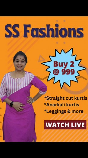Ss fashions Beautiful kurtis live streams today #brandingwithShakthii #live #goodmorning #salwarmaterial #kurtis #kurthi #kurtisets #kurtilover | Branding with Shakthii | Facebook