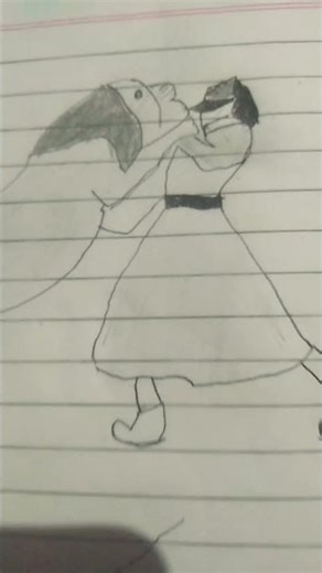 chava vs lion fight drawing jai bhavani