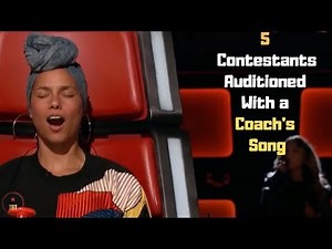 5 Contestants On The Voice Who Auditioned With a Coach's Song | Top Best Talent