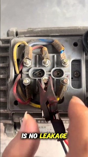 How to Use a Megger to Test Motor Leakage/insulation #motor #motors #electricmotor #motorrepair