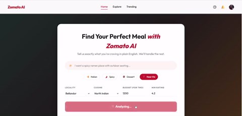 #ai #llm #productmanagement #machinelearning #zomato #startup #buildinpublic #techprojects #recommendationsystem #generativeai | Sk Akash Ali