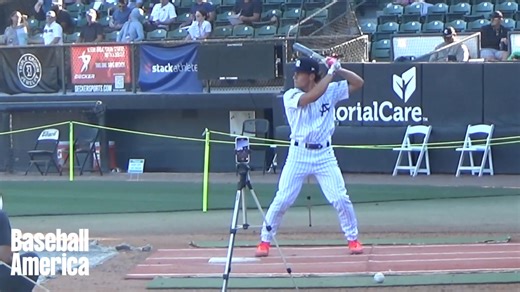 2.9K views · 12 reactions | Leo Nockley is a member of the 2027 draft class. But he was a standout pure hitter at this year's Area Code Games  See the full list of hitting prospects to keep an eye out for: https://buff.ly/KXOdxWP | Baseball America | Facebook