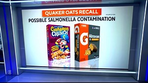 Quaker Oats expands granola product recall