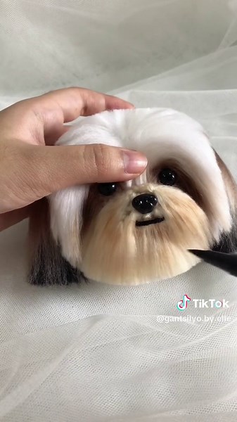 Making a Shih Tzu Keychain - Crochet DIY Tutorial