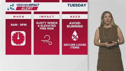 Central Texas faces elevated wildfire risk as temperatures climb | Weather Impact Alert