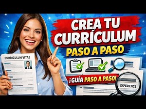 Cómo Crear un Currículum Vitae Profesional Paso a Paso | CV Perfecto en Word