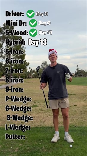 Merry Christmas Golf Challenge: Playing Even Par with One Club
