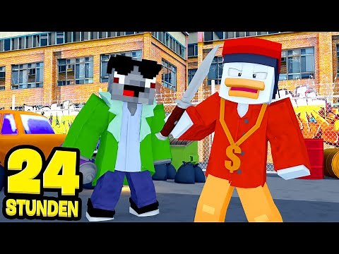 24 STUNDEN als GANGSTER LEBEN in Minecraft RP!