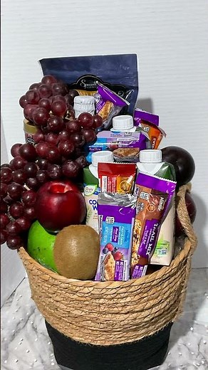 Custom fruit basket order. Perfect for all occasions. #dreamtrackai #fruitbasket #fathersday
