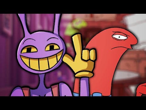 Jax vs Allan. Snakebite Rap Battles (The Amazing Digital Circus vs Smiling Friends)