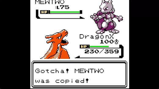 复制超梦【口袋妖怪透明水晶】