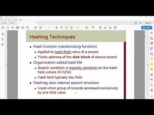 4/5 - DB 2 - Disk Storage, Basic File Structures, Hashing, and Modern Storage Architectures