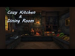 Cozy Kitchen & Dining room WoW Housing!
