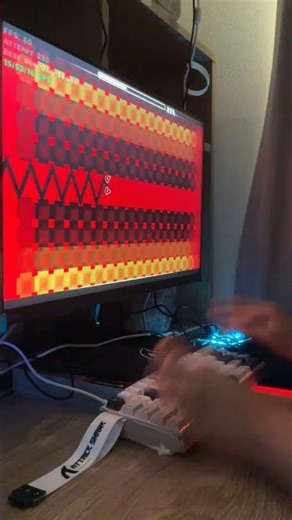 GAME OVER 45% (Spam challenge) #gd #geometrydash #gdupdate #spam #spamming #gaming #shorts #gaming