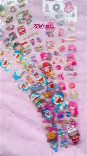 stickers... #stickers#sticker#doraemon#asmr#asmrsounds#stationery#stickercollection#kawaiisticker
