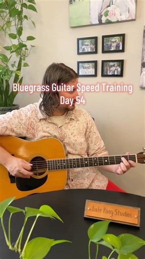 Bluegrass Guitar Speed Training Day 54