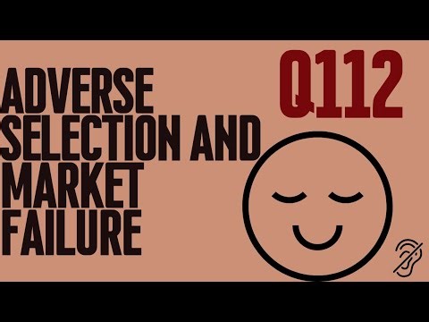 Q112 Why Insurance Markets Fail? Adverse Selection Explained