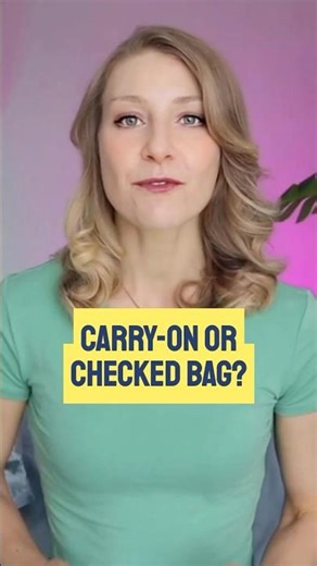 Carry-On vs Checked Bag: Which are you flying with?