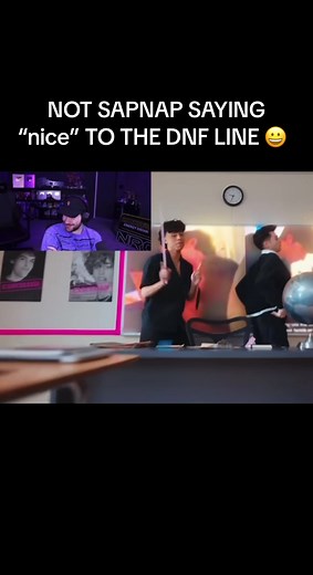 sapnap giggling at the dnf line is so funny. he knows something we don’t 🤭 #fyp #fypシ #fy #foryou #foryoupage #dsmp #dreamsmp #dreamwastaken #georgenotfound #sapnap #dteam #dreamteam #larray #issa #twaimz #cancelledremix #mcyt #clips #mcytclips