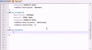 HTML5 Tutorial - 15 - Styling the Header and Navigation