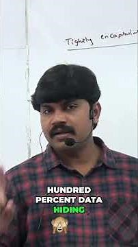 Tightly Encapsulated Java Class: Explained Simply #shorts