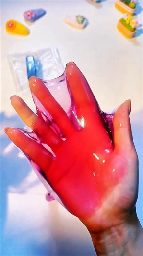 Satisfying Pink & Purple Slime ASMR ✨ #Slime #ASMR #Satisfying